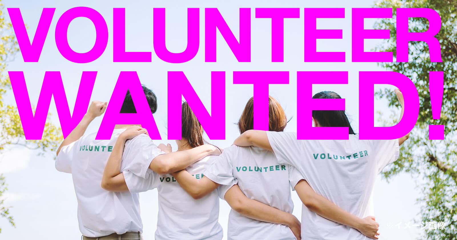 VOUNTEER WANTED